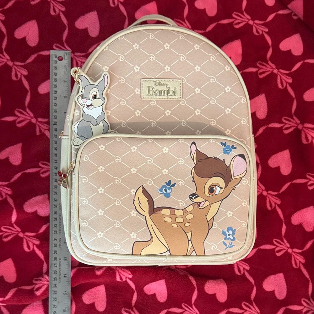Disney Bambi Backpack with Thumper Charm